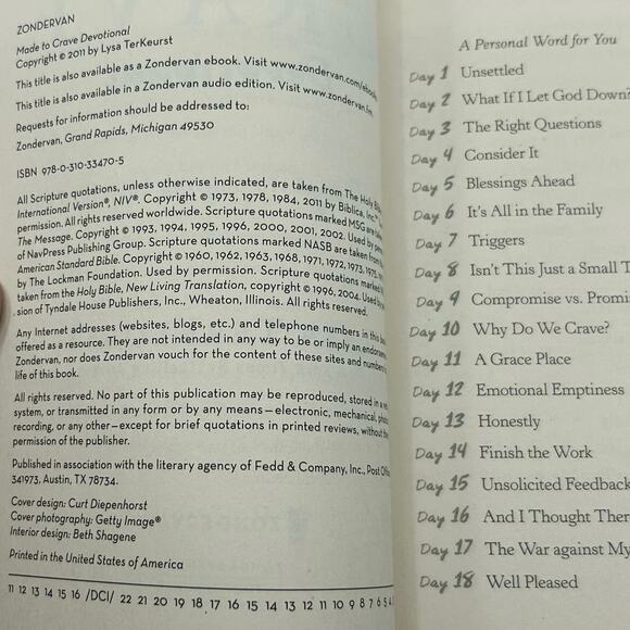 Made to Crave Devotional by Lysa TerKeurst, Thomas Nelson Book English Self-Help - Picture 5 of 6